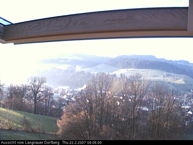 Webcam-Bild: Aussicht vom Dorfberg in Langnau 20070222-080500
