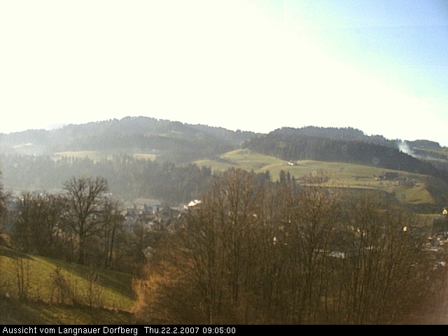 Webcam-Bild: Aussicht vom Dorfberg in Langnau 20070222-090500