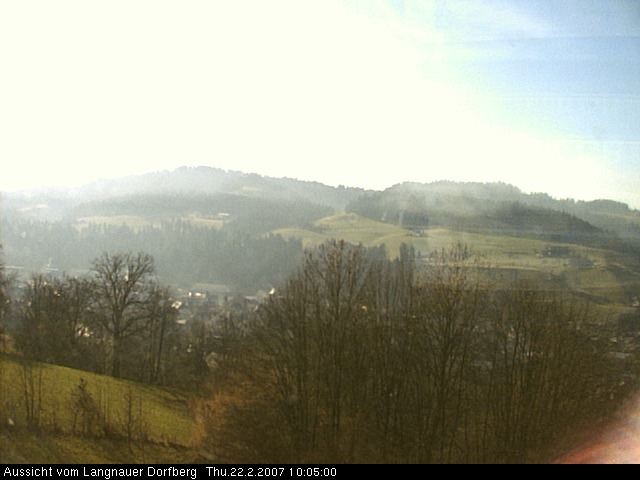 Webcam-Bild: Aussicht vom Dorfberg in Langnau 20070222-100500