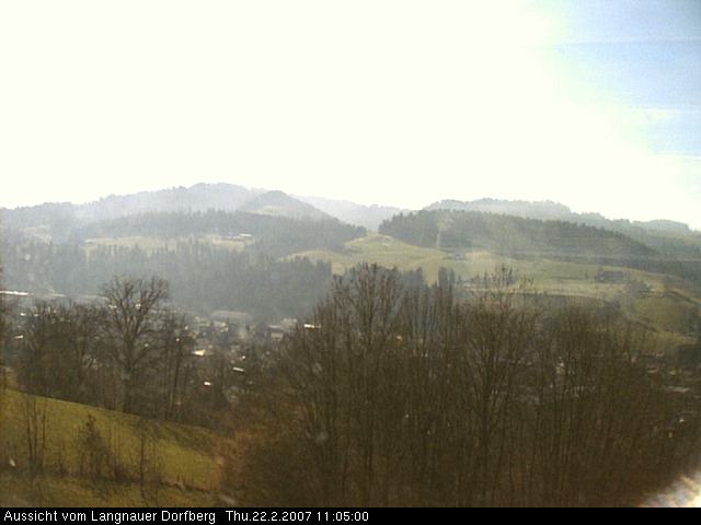 Webcam-Bild: Aussicht vom Dorfberg in Langnau 20070222-110500