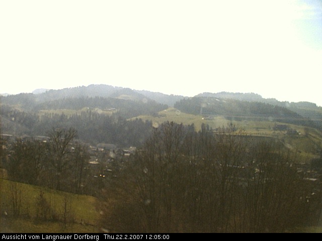 Webcam-Bild: Aussicht vom Dorfberg in Langnau 20070222-120500