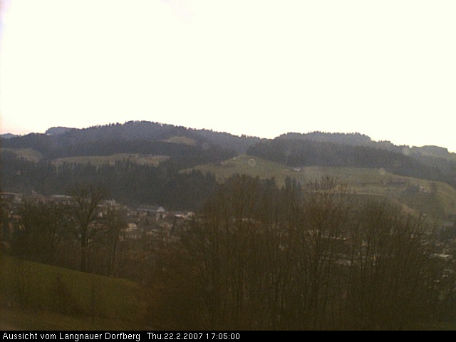 Webcam-Bild: Aussicht vom Dorfberg in Langnau 20070222-170500