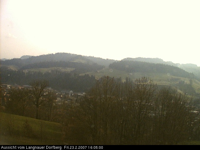 Webcam-Bild: Aussicht vom Dorfberg in Langnau 20070223-160500