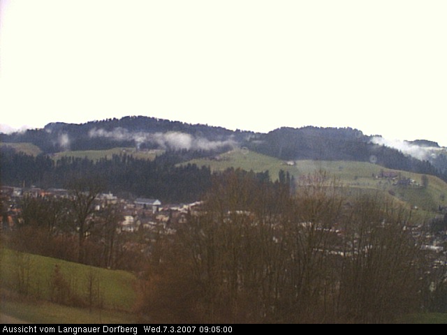 Webcam-Bild: Aussicht vom Dorfberg in Langnau 20070307-090500