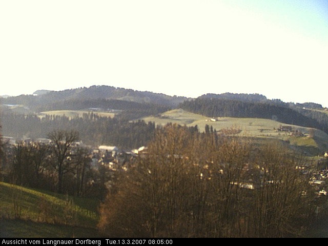 Webcam-Bild: Aussicht vom Dorfberg in Langnau 20070313-080500