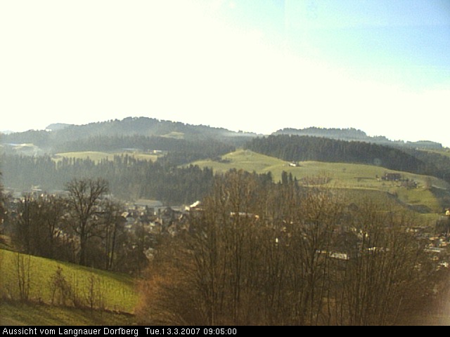 Webcam-Bild: Aussicht vom Dorfberg in Langnau 20070313-090500