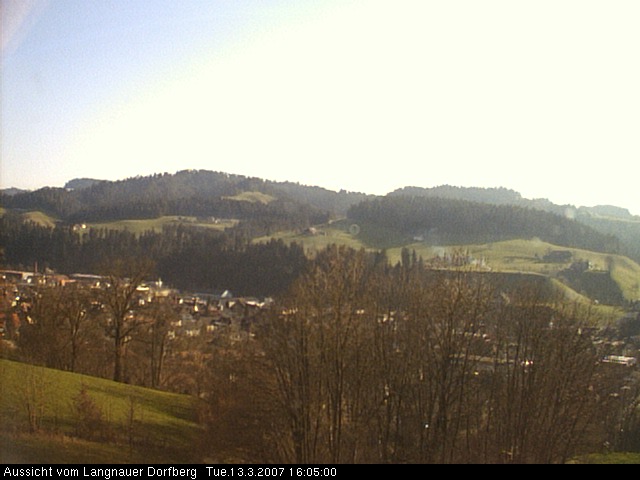 Webcam-Bild: Aussicht vom Dorfberg in Langnau 20070313-160500