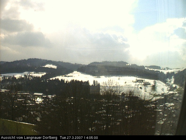 Webcam-Bild: Aussicht vom Dorfberg in Langnau 20070327-140500