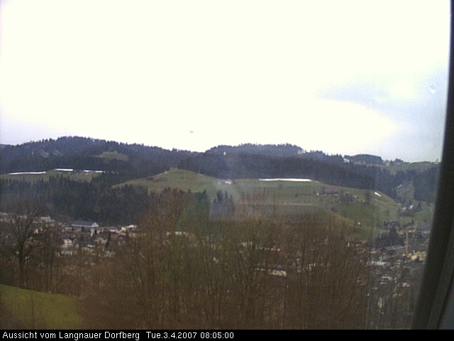 Webcam-Bild: Aussicht vom Dorfberg in Langnau 20070403-080500
