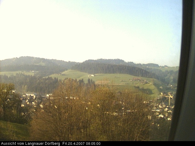 Webcam-Bild: Aussicht vom Dorfberg in Langnau 20070420-080500