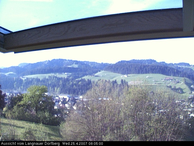 Webcam-Bild: Aussicht vom Dorfberg in Langnau 20070425-080500