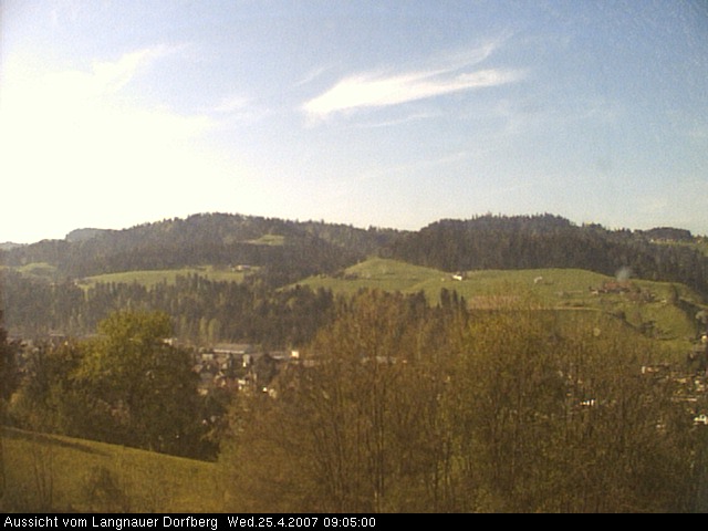 Webcam-Bild: Aussicht vom Dorfberg in Langnau 20070425-090500