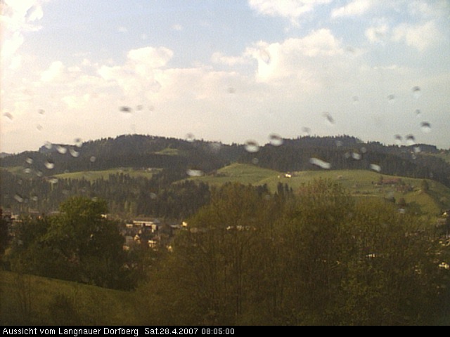 Webcam-Bild: Aussicht vom Dorfberg in Langnau 20070428-080500