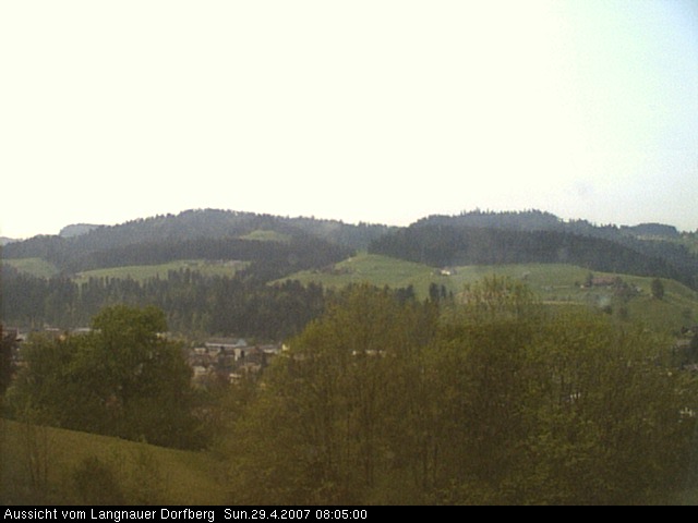 Webcam-Bild: Aussicht vom Dorfberg in Langnau 20070429-080500