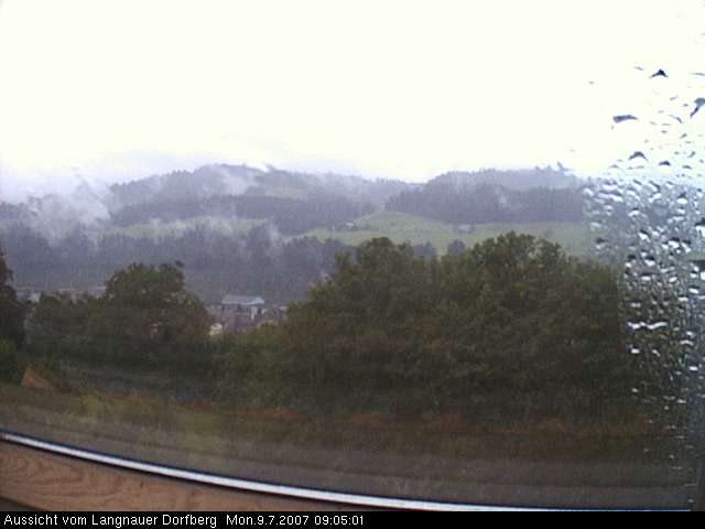 Webcam-Bild: Aussicht vom Dorfberg in Langnau 20070709-090500
