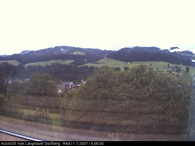 Webcam-Bild: Aussicht vom Dorfberg in Langnau 20070711-160500
