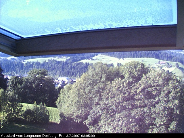 Webcam-Bild: Aussicht vom Dorfberg in Langnau 20070713-080500