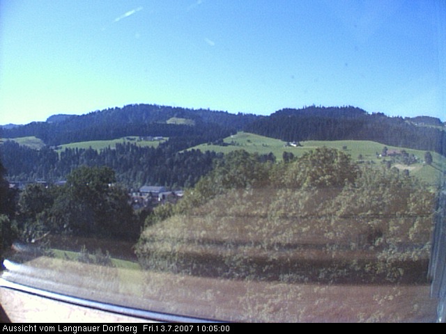 Webcam-Bild: Aussicht vom Dorfberg in Langnau 20070713-100500