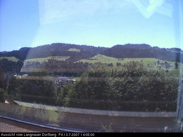 Webcam-Bild: Aussicht vom Dorfberg in Langnau 20070713-140500