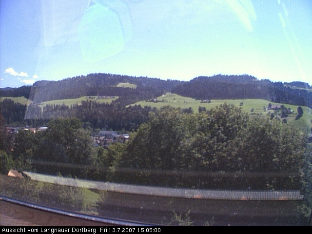 Webcam-Bild: Aussicht vom Dorfberg in Langnau 20070713-150500