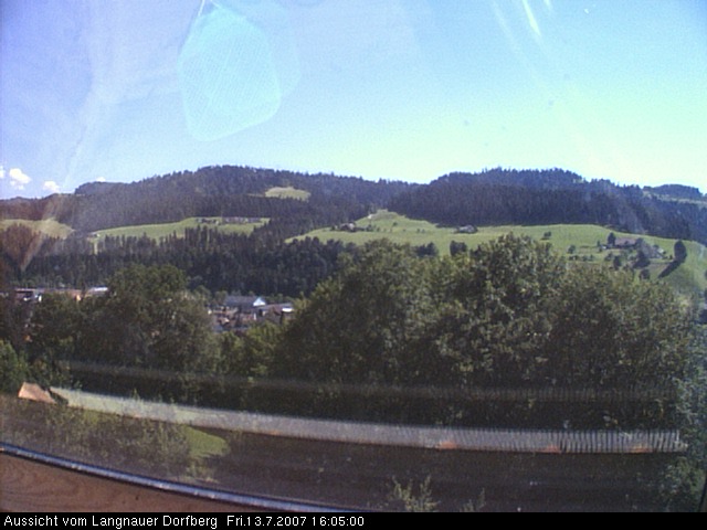 Webcam-Bild: Aussicht vom Dorfberg in Langnau 20070713-160500