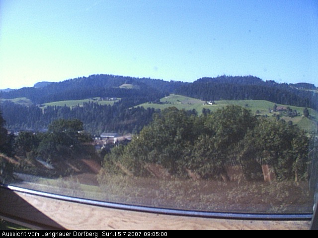 Webcam-Bild: Aussicht vom Dorfberg in Langnau 20070715-090500