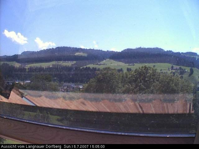 Webcam-Bild: Aussicht vom Dorfberg in Langnau 20070715-150500