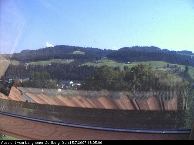 Webcam-Bild: Aussicht vom Dorfberg in Langnau 20070715-180500