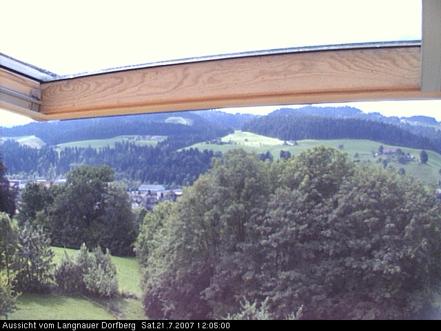 Webcam-Bild: Aussicht vom Dorfberg in Langnau 20070721-120500