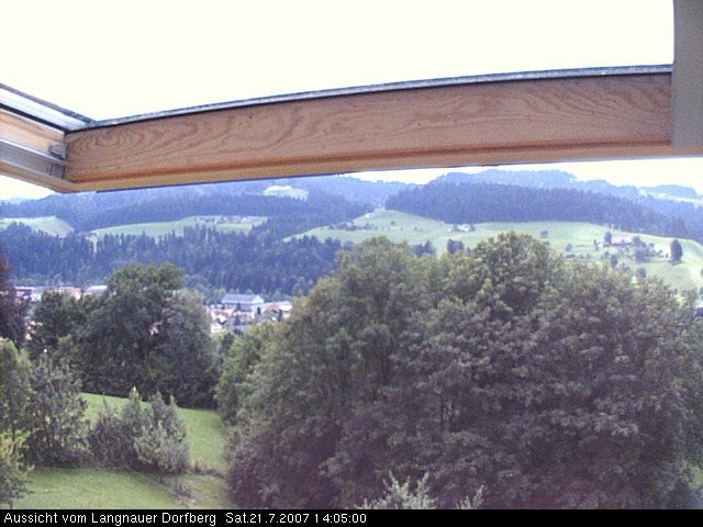 Webcam-Bild: Aussicht vom Dorfberg in Langnau 20070721-140500