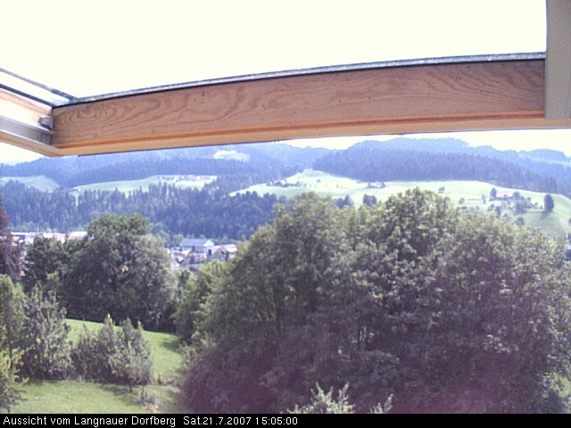 Webcam-Bild: Aussicht vom Dorfberg in Langnau 20070721-150500