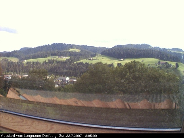 Webcam-Bild: Aussicht vom Dorfberg in Langnau 20070722-180500