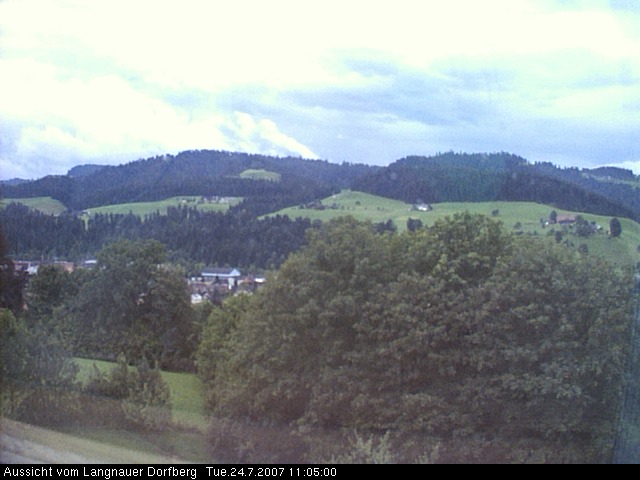Webcam-Bild: Aussicht vom Dorfberg in Langnau 20070724-110500