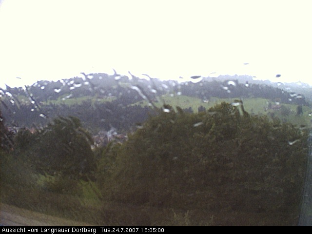 Webcam-Bild: Aussicht vom Dorfberg in Langnau 20070724-180500