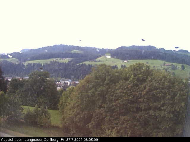 Webcam-Bild: Aussicht vom Dorfberg in Langnau 20070727-080500