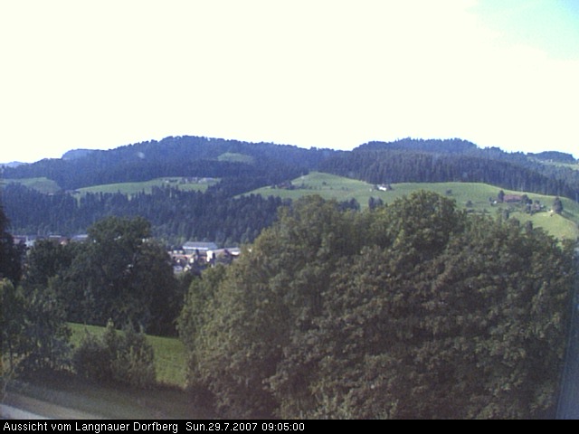 Webcam-Bild: Aussicht vom Dorfberg in Langnau 20070729-090500
