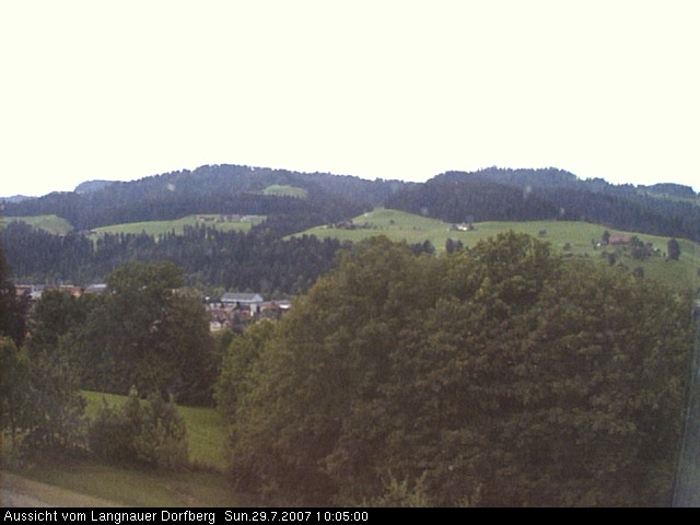 Webcam-Bild: Aussicht vom Dorfberg in Langnau 20070729-100500