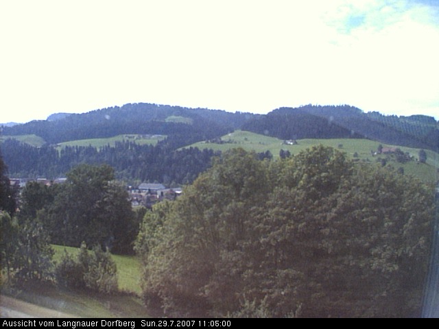 Webcam-Bild: Aussicht vom Dorfberg in Langnau 20070729-110500