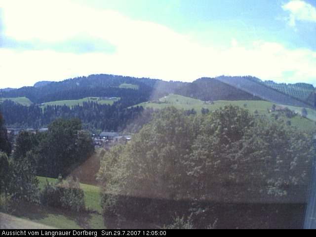 Webcam-Bild: Aussicht vom Dorfberg in Langnau 20070729-120500