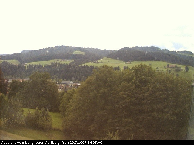 Webcam-Bild: Aussicht vom Dorfberg in Langnau 20070729-140500