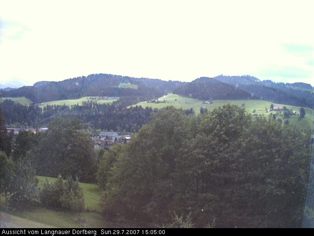 Webcam-Bild: Aussicht vom Dorfberg in Langnau 20070729-150500