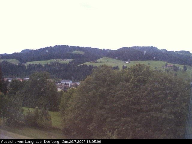 Webcam-Bild: Aussicht vom Dorfberg in Langnau 20070729-180500