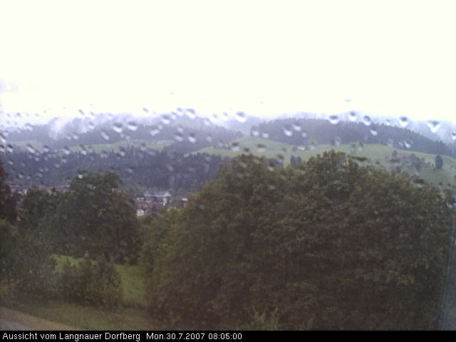 Webcam-Bild: Aussicht vom Dorfberg in Langnau 20070730-080500