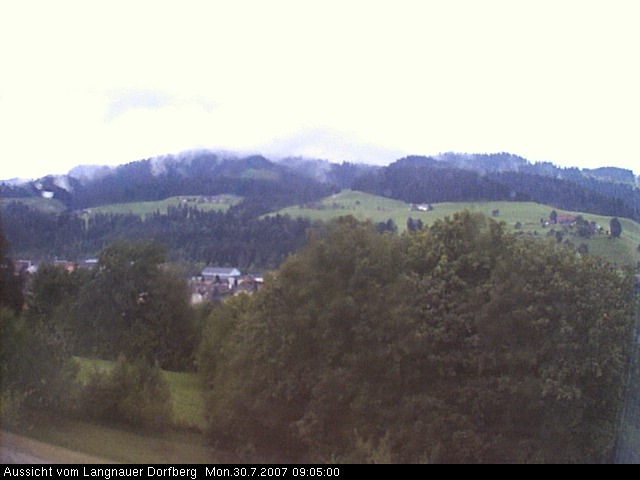 Webcam-Bild: Aussicht vom Dorfberg in Langnau 20070730-090500