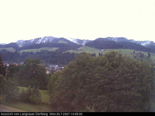 Webcam-Bild: Aussicht vom Dorfberg in Langnau 20070730-100500
