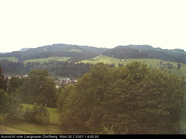 Webcam-Bild: Aussicht vom Dorfberg in Langnau 20070730-140500
