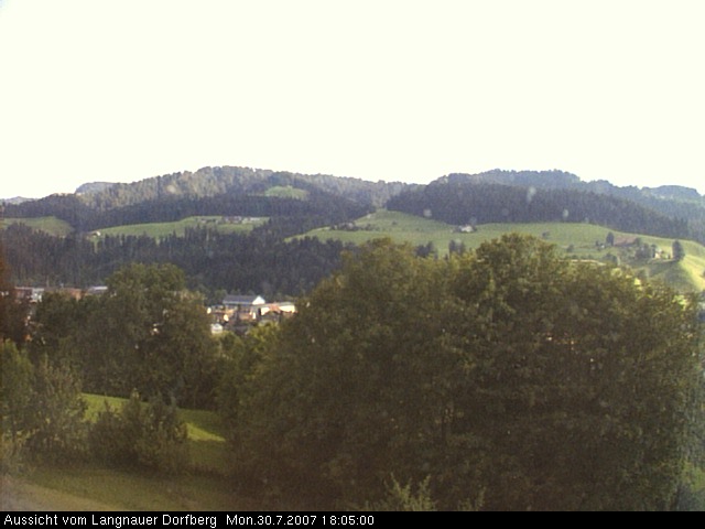 Webcam-Bild: Aussicht vom Dorfberg in Langnau 20070730-180500