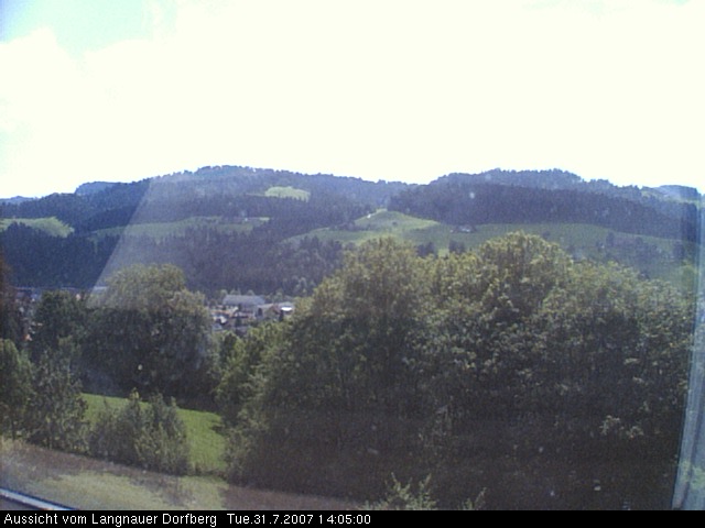 Webcam-Bild: Aussicht vom Dorfberg in Langnau 20070731-140500