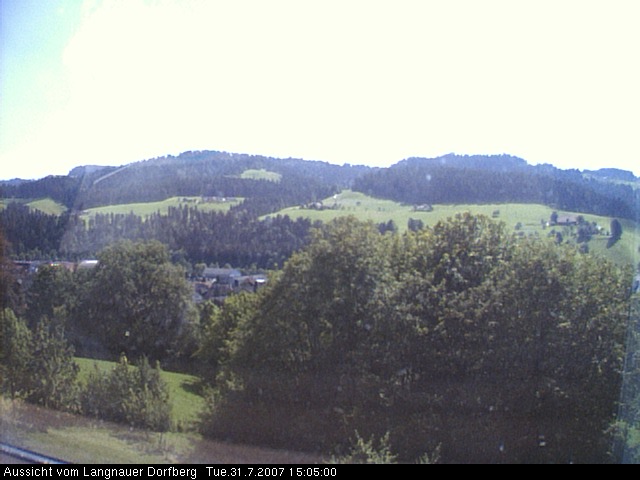 Webcam-Bild: Aussicht vom Dorfberg in Langnau 20070731-150500