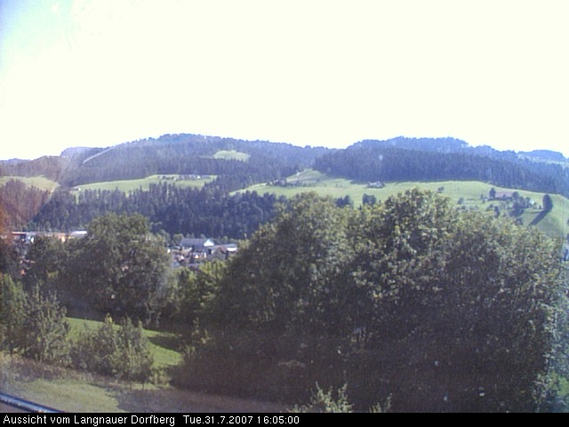Webcam-Bild: Aussicht vom Dorfberg in Langnau 20070731-160500